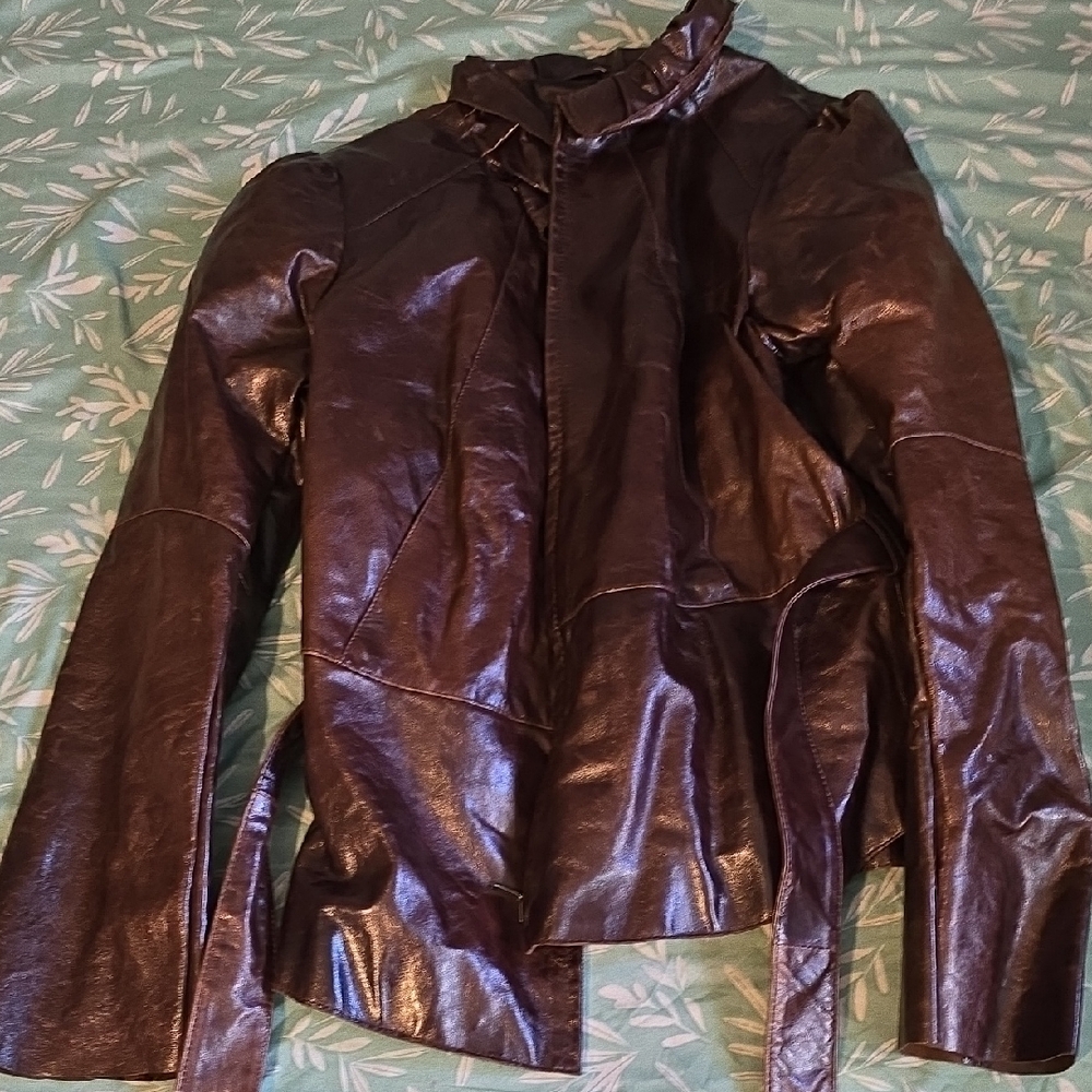 Women's Brown Leather Jacket